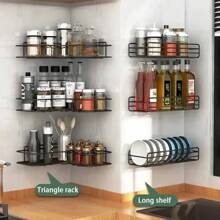 Toilet Storage Rack Bathroom Sh No-Drill Corner Sh Shower Wall Mounted Sh Bracket Bathroom Accessory Organizer Shampoo Back To School