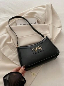 1pc Elegant Women Fashion Crescent Hobo Shoulder Bag - Casual Fashion Faux Leather Underarm Bag With Polyester Lining, Elegant Solid Zipper Handbag, Suitable For All Occasions, Dating, Travel, Travel, Etc., Gift For Girlfriend, Valentine's Day Gift, Expression Of Love - Multicolor - View 15