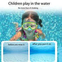 Kids Anti-Fog Large Frame Swimming Goggles, High-Definition Swim Goggles For Children Swimming Training Equipment - Multicolor - View 8