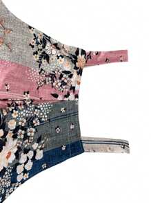 Plus Women's Floral Print Sleeveless Romper Casual - Pink - View 3