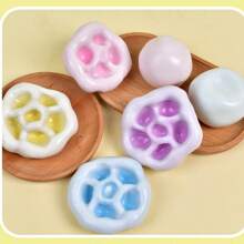 1 pieza Bola antiestres tipo batido, bola moldeable antiestrés, bola hecha a mano tipo taba, juguete texturizado tipo crema esponjoso, bola antiestrés como regalo de empaque| Juguetes antiestrés para la ansiedad y la relajación