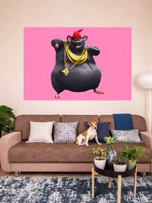 1pc Rock Music Fans' Energy Tapestry - Funny Decorative Backdrop Cloth For Dorm And Home - Polyethylene Fiber, High Definition Single-Sided Print - Perfect Wall Art For Living Room, Bedroom, And Student Space,Christmas