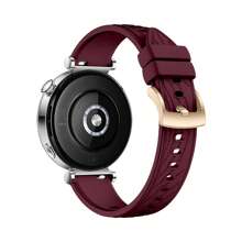 1pc 18mm Silicone Band For Hua Wei Gt4 41mm Original Green Silicone Band For Hua Wei Gt4 41mm 18mm Universal Band Girls Women