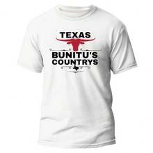 CAMISETA MODA COUNTRY MASCULINA TEXAS BUNITU¨S COUNTRYS CAMISA 100% ALGODAO FIO 30.1 PREMIUM - Azul Royal - Visão 10
