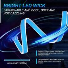1.5M Flexible LED Hood Light, Car Hood Light Strip, Universal 12V Car Hood Light Strip, Flexible LED, Suitable For Cars, SUV, Trucks