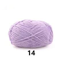 DUWEN 1.5mm Matte Chenille Yarn Doll Thread Handmade Crochet Knitted Material Thin Ice Stripe Thread