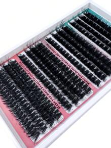 296 件/272 件簇状假睫毛套装 - 0.07 毫米，混合长度 14-20 毫米，CC/D/DD 卷曲，自然蓬松风格，睫毛引人注目，可重复使用，适合初学者睫毛簇、睫毛簇、单根睫毛、睫毛、假睫毛 - DD - 查看 6