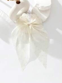 1pc Oversized Bowknot Design Hair Clip Barrette, Summer New Style Hair Accessory