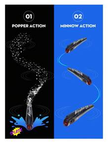 Kingdom Sea Fishing Lure Topwater Popper 55g 78g 160mm 180mm Floating Wobbler Artificial Hard Bait For Sea Tuna GT Fishing Lure