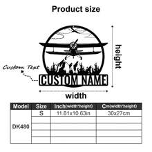 One Custom-Designed Metal Wall Hanging Featuring Airplanes, Helicopters, Fighter Jets, Pilots, And Aviation Themes - Customizable With Name, Date, And Text - Airplane Silhouettes And Cityscapes, Badges And Military Aircraft Gifts, Perfect For Birthdays And Graduations. - Multicolor - View 27