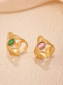 Stylish Niche Ring, Elegant Design, Suitable For Men And Women, Festival Celebration, Party - Multicolor - View 4