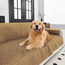 1pc Anti-Slip Ultrasonic Seat Cushion Protector, Furniture Covers, Sofa Cover Set, Fits All Sofa Types And Machine Washable - Dark Grey - View 7