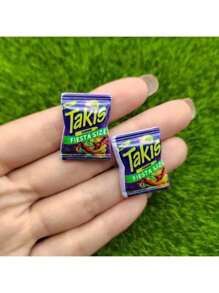 5pcs/10pcs/20pcs Resin Miniature Dollhouse Accessories Food Potato Chip Snack Bags Suitable For Blyth OB11 Doll Toys (Note: The Product Is Plastic, Not Magnets! Random Assortment) - Multicolor - View 5