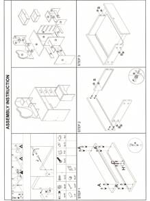 Tocador Multifuncional con Espejo y Cajones de Almacenamiento - Blanco - Ver 4