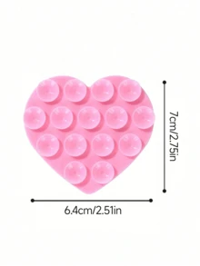 Soporte de teléfono con ventosa de silicona, ventosa de mariposa de doble cara, ventosas universales para teléfono, accesorio impermeable de manos libres con sujeción en los dedos para espejo, ducha, vibración, video y selfie compatible con iPhone y Android