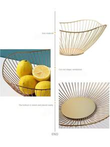 Giỏ đựng trái cây và đồ ăn nhẹ bằng kim loại đa chức năng - Hoàn hảo cho nhà bếp, phòng ăn và trang trí nhà cửa - Nhiều màu - Xem 11