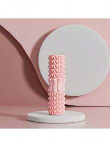 三件套，EVA泡沫轴和手持按摩球 - 肌肉放松瑜伽套装，中空设计，健身滚轴套装，泡沫轴瑜伽柱，健身滚轴，瑜伽滚轴，按摩器材，健身按摩滚轴，中空EVA尖刺按摩棒，泡沫轴健身，瑜伽筋膜按摩器，用于腿部塑形，减肥器材 - 彩色 - 查看 10