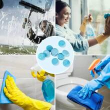 50pcsWindshield Concentrated Rain Repellent Effervescent Tablets, Multi-Season Car & Home Use,Car Accessories - Multicolor - View 8