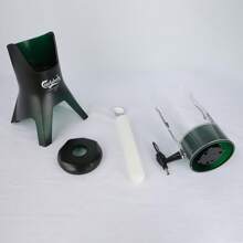 Plastic 3L Dispenser Tabletop Tower With Ice Tube Juice Dispenser Drink Dispenser - Dark Green - View 4