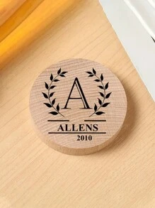 1/3/Customizable Bamboo Bottle Opener With Name And Date, Suitable As Wedding Gifts, Can Be Used As Handmade Magnetic Bottle Opener, Fridge Magnet, Wedding Favors, Multi-Functional Wooden Bottle Opener Suitable For Guests, Ideal Wedding Souvenirs