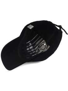 1pc Diamond Flower Decorated Baseball Cap, Elegant Casual Sports Hat For Women, Adjustable Strap, Suitable For Outing, Travel, Party, Fashion Accessory (Decoration Color & Position Random)