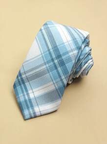 1 Stück karierte lässige Polyester Strick Krawatte, geeignet für alle Jahreszeiten als Kleidung für Weihnachtsdekoration - Verschiedenfarbig - Übersicht 16