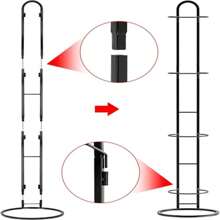 Basketball Storage Rack - Black - View 5