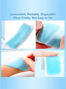 20/40/80pcs Summer Cooling Pad Physical Cooling Pad Summer Refreshing Cooling Pad Adult Mobile Phone Cooling Pad, For Summer And For Outdoor,Sport,Travel,Kitchen,Bedroom,School,Office,And For Woman,Man,Adult
