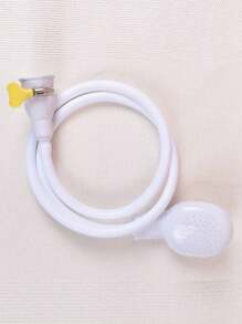 1 件带延长器的宠物淋浴喷头，白色花朵洒水器，适用于猫狗洗澡清洁用品 + 扣环支架（总长 1.3 米） - 白色 - 查看 2