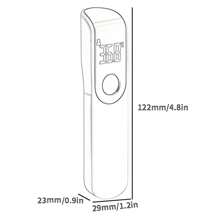 Portable Thermometer, Non-Contact Digital Forehead Thermometer With LED Display, Fever Measurement Tool, Surface/Body Temperature Mode, Digital Thermometer - Black - View 3