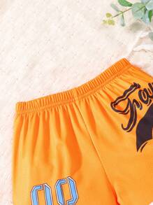 3pcs/Set Young Boy Quick Dry Shorts, Children Sports Mesh Breathable Basketball Training Loose Pants, Summer - Mint Blue - View 3