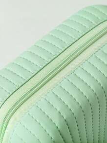 1 Cute And Fresh Leather Pencil Case, Small Pencil Case, Student Pencil Case, Makeup Bag, Cute Ice Cream Office, University Makeup Bag Storage Bag, Large Pencil Case, Office Storage Bag, Desktop Storage Bag, Pen Storage Bag, Pencil Tray, Desktop Storage Bag, Desktop Storage Bag, Pen Holder,Back To School,School Supplies,Pencil Pouch,School Bag - Multicolor - View 9