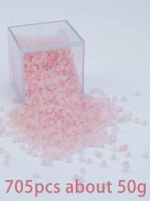 705 piezas/50g Cuentas de arroz de cristal facetado y escarchado en color dorado para hacer joyería, pulseras, collares, decoración de ropa y manualidades DIY
