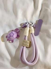 Cordón para el teléfono con colgante de tortuga marina - Muñequera universal hecha a mano para teléfono, cámara, llaves - Accesorio llavero con colgante de tortuga marina linda - Regalos con envoltorios de múltiples colores para madre, familia, amigos, cumpleaños, días festivos, accesorio para teléfono
