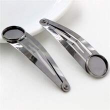 12pcs Fit 12mm Cabochon Hairpin Blank Base Setting DIY Hairpins Hair Clips Jewelry Making Accessories Findings