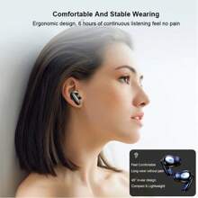 Wireless Earbuds Wireless Earphone Wireless Headphone Waterproof Compatible With Apple & Android, For Sports, Man, Woman, Students,Headphone, Earphone, Earbuds - View 6