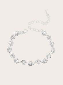 1 Set Of Fashion Jewelry, Including Necklaces, Earrings, Bracelets, Suitable For Women's Daily Wear, Weddings, Parties, Etc.