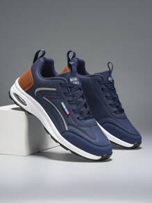 Zapatillas de deporte personalizadas de moda de negocios casuales para hombres de talla grande para uso al aire libre