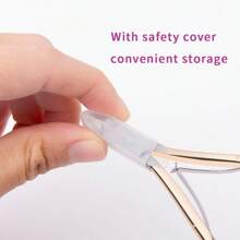 1pc Stainless Steel Cuticle Trimmer, Precise & Sharp Cuticle Cutter, Professional Nail Grooming Tool For Hangnail Removal, Ideal Gift