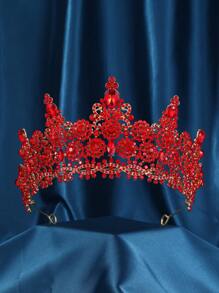 Baroque Queen Crown, Rhinestone Wedding Bridal Crown And Headpiece Crystal Headband, Suitable For Birthday, Prom, Pageant, Halloween, Christmas, Ramadan And Other Festival Headpiece Decoration - Multicolor - View 14