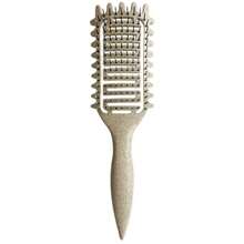 1pc Portable Curly Hair Styling Brush - Nylon Bristles, Detangling & Volumizing Comb For All Hair Types - Multicolor - View 13