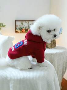 1 stuk huisdierhoodie-kleding voor kleine honden en katten, schattige en stijlvolle outfit, warm en comfortabel voor herfst/winter