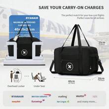 Bolsa de cabina 40x20x25 Ryanair, bolsa de viaje plegable, equipaje de mano, bolso ligero para debajo del asiento, maleta, bolso de mano, bolso para la escuela, accesorios escolares