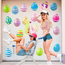 Garage Door Magnets Colorful Easter Egg Magnets Decorative Refrigerator Car Magnetic Stickers - Multicolor - View 2
