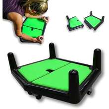 The Split - Core Full Body Workout | Ab Roller Wheel Exercise Equipment | Exercise Wheels For Abs | Abdominal Exercise Equipment For Home - Green1 - View 2