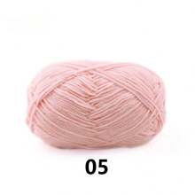 DUWEN 1.5mm Matte Chenille Yarn Doll Thread Handmade Crochet Knitted Material Thin Ice Stripe Thread