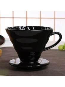 MYVIT 1 件装手持咖啡过滤杯陶瓷过滤漏斗学校用品