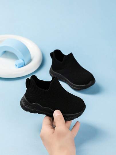 Toddler Kids All-Season Breathable Soft Wear-Resistant Versatile Slip-On Walking Shoes/Sneakers