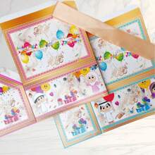 1pc/2pcs/6pcs/10pcs Holiday, Cute Candy Gift Balloons, Small House Satin Ribbon Small Gift Box, Marble Retro Pattern, Creative, Party Decoration Box, Reusable, Candy Box, Snack Box, Small Gift Box For Friends And Classmates - Multicolor - View 11