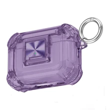 行业防摔兼容 4 保护壳，Apple Pro 第二代带锁扣保护壳，全防摔保护， 3 高透明软 TPU 材质蓝牙耳机保护壳， Pro 2 透明保护壳 - 彩色 - 查看 10